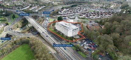 334 Outland Rd, Plymouth, DEV - AERIAL  map view