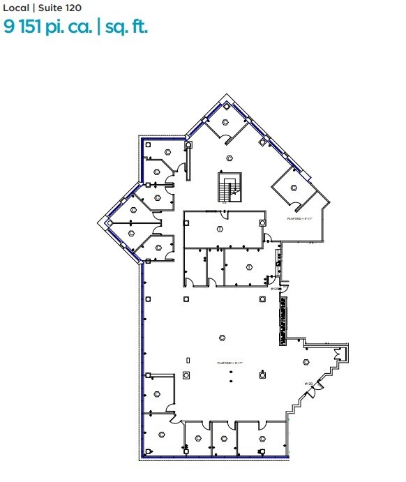 6505 Rte Transcanadienne, Montréal, QC to rent Floor Plan- Image 1 of 1