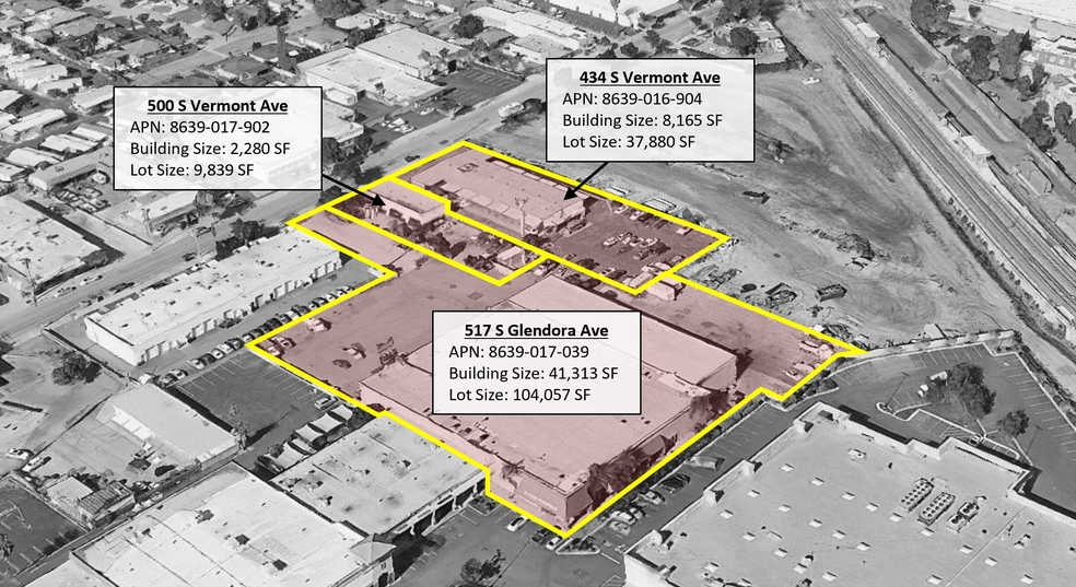 Glendora Large Scale TOD Opportunity portfolio of 3 properties for sale on LoopNet.co.uk - Aerial - Image 1 of 9