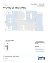 1901 Avenue of the Stars, Los Angeles, CA to rent Floor Plan- Image 2 of 2