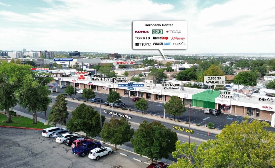 2633-2685 Louisiana Blvd NE, Albuquerque, NM to rent - Building Photo - Image 2 of 9