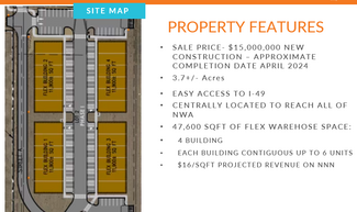 More details for Lowell Commerce Park Ave, Lowell, AR - Speciality for Sale