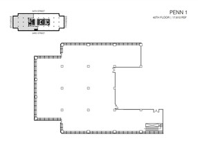 PENN 1, New York, NY for rent Floor Plan- Image 1 of 2