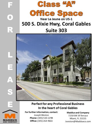 More details for 500 S Dixie Hwy, Coral Gables, FL - Office for Rent