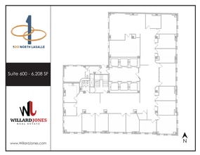 100 N LaSalle St, Chicago, IL to rent Floor Plan- Image 1 of 1