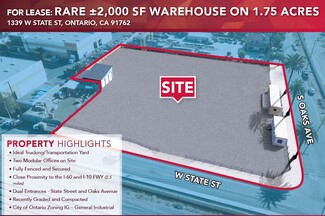 More details for 1339 W State St, Ontario, CA - Land for Rent