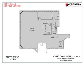 28280-28290 Franklin Rd, Southfield, MI to rent Floor Plan- Image 1 of 1