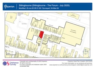 High St, Sittingbourne to rent Site Plan- Image 1 of 2