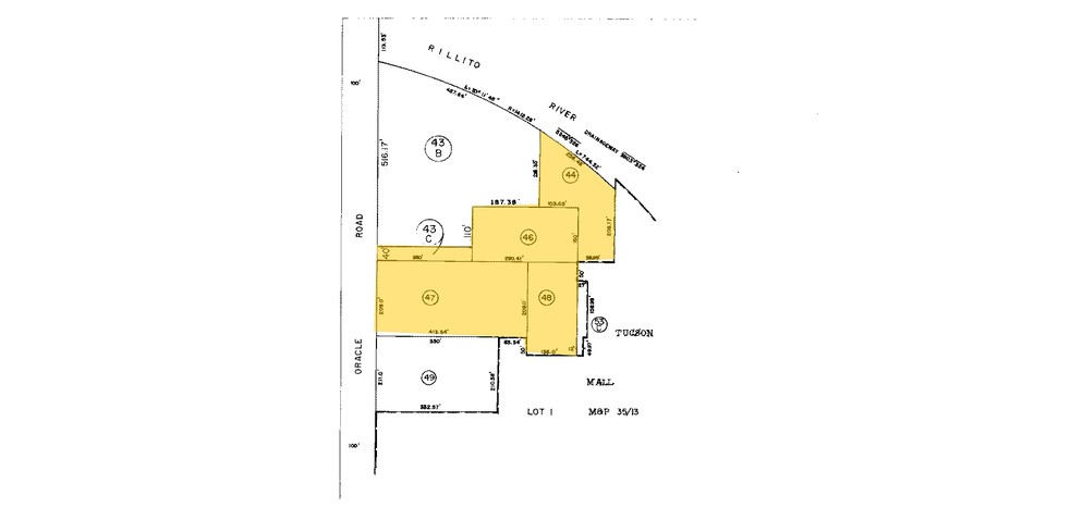 4690 N Oracle Rd, Tucson, AZ for sale - Plat Map - Image 2 of 9