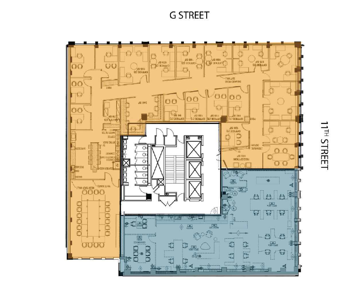1100 G St NW, Washington, DC to rent Floor Plan- Image 1 of 1