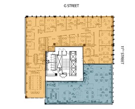 1100 G St NW, Washington, DC for rent Floor Plan- Image 1 of 1