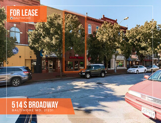 More details for 514 S Broadway, Baltimore, MD - Retail for Rent