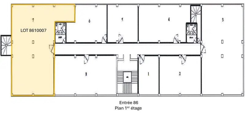 Retail in Ris-Orangis to rent Floor Plan- Image 1 of 3