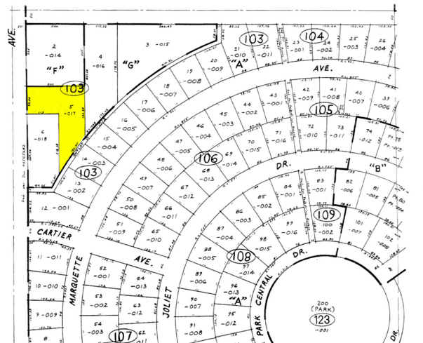 17517 S 80th Ave, Tinley Park, IL for rent - Plat Map - Image 2 of 3