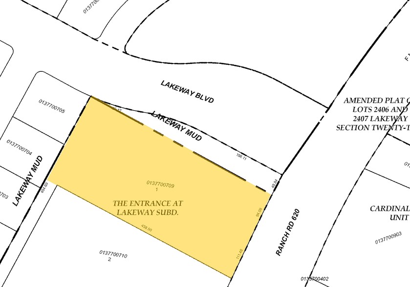 1008 Ranch Road 620 S, Lakeway, TX for rent - Plat Map - Image 2 of 18