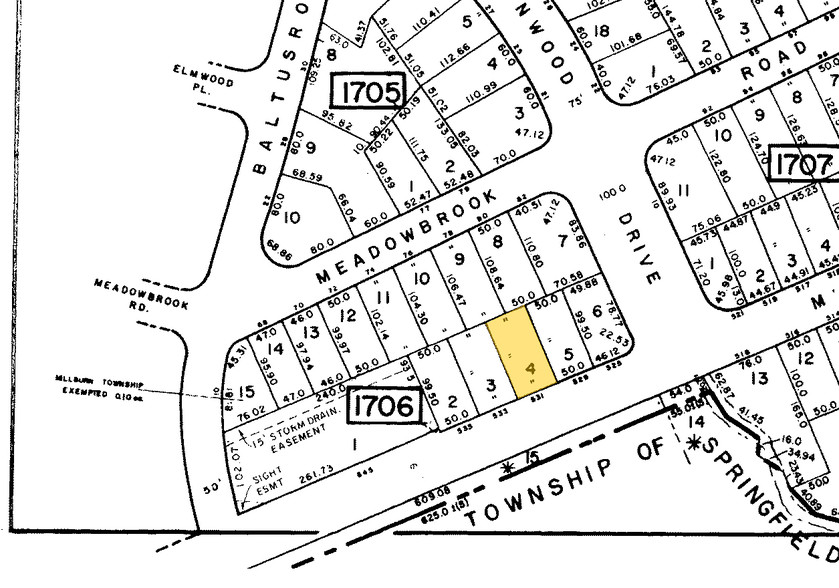 531 Millburn Ave, Short Hills, NJ for sale - Plat Map - Image 1 of 1