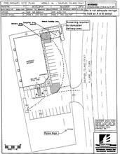 2158 Dauphin Island Pky, Mobile, AL to rent Site Plan- Image 2 of 3