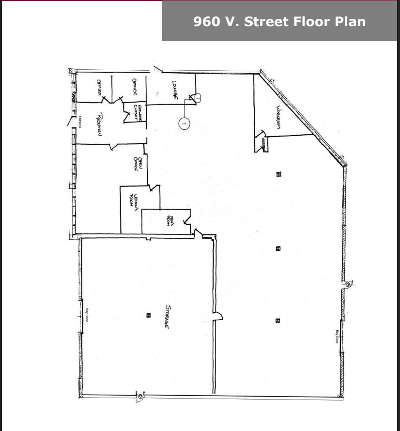 960 V St NE, Washington, DC to rent Floor Plan- Image 1 of 4