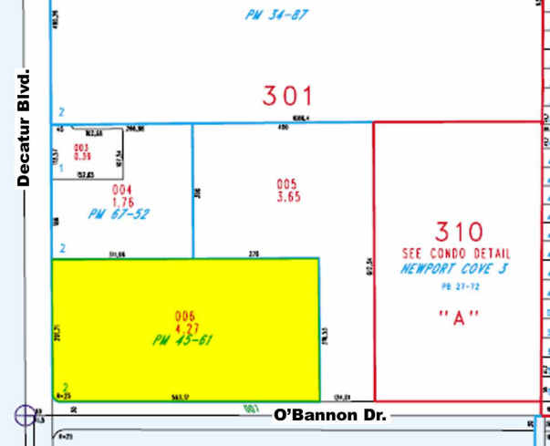 2100 S Decatur Blvd, Las Vegas, NV for rent - Plat Map - Image 1 of 3