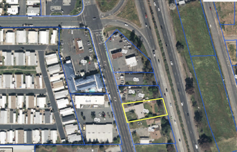 603 N Lincoln Way, Galt, CA - aerial  map view