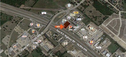 Hwy 80 & Pinson Rd, Forney, TX for rent Aerial- Image 1 of 2