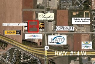 2120 Howard Dr W, North Mankato, MN - AERIAL  map view