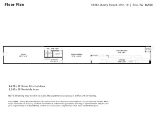 3424-3716 Liberty St, Erie, PA for rent Floor Plan- Image 2 of 9