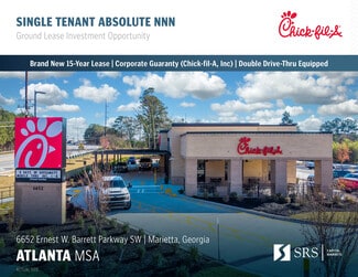 More details for 6652 Ernest W Barrett Pky SW, Marietta, GA - Retail for Sale