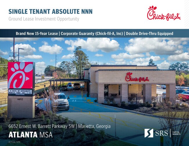 More details for 6652 Ernest W Barrett Pky SW, Marietta, GA - Retail for Sale