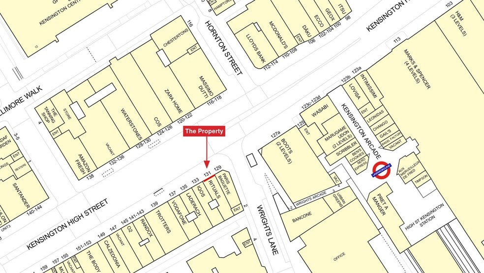 129-131 Kensington High St, London for sale - Building Photo - Image 2 of 6