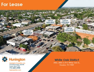More details for 2802 White Oak Dr, Houston, TX - Retail to Rent