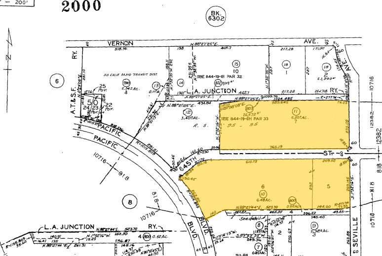 2640 E 45th St, Vernon, CA for rent - Plat Map - Image 2 of 3