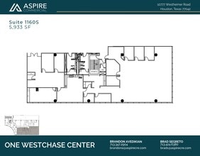 10777 Westheimer Rd, Houston, TX to rent Floor Plan- Image 1 of 1