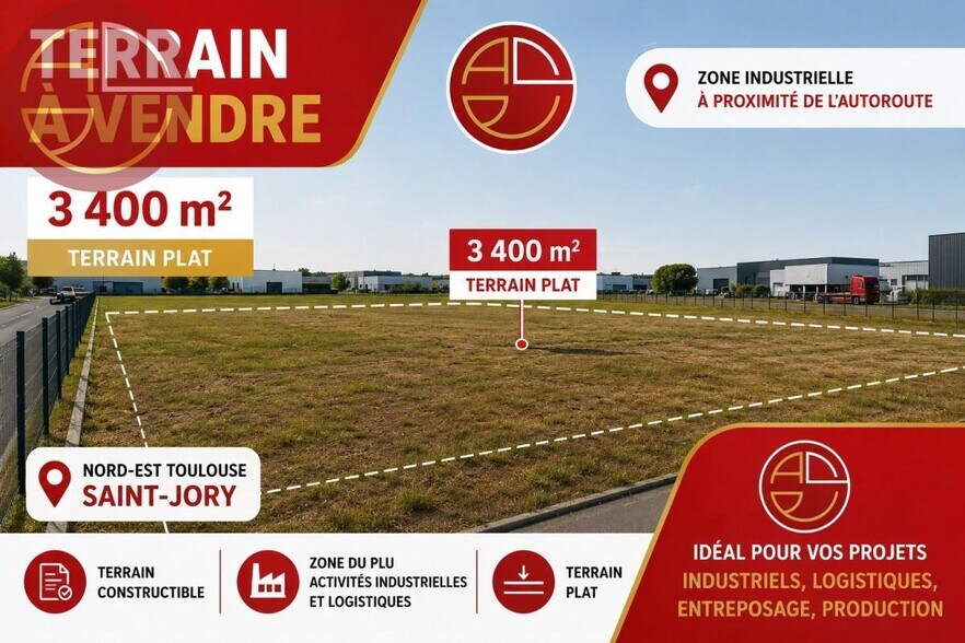 Land in Saint-Jory for sale - Building Photo - Image 1 of 4