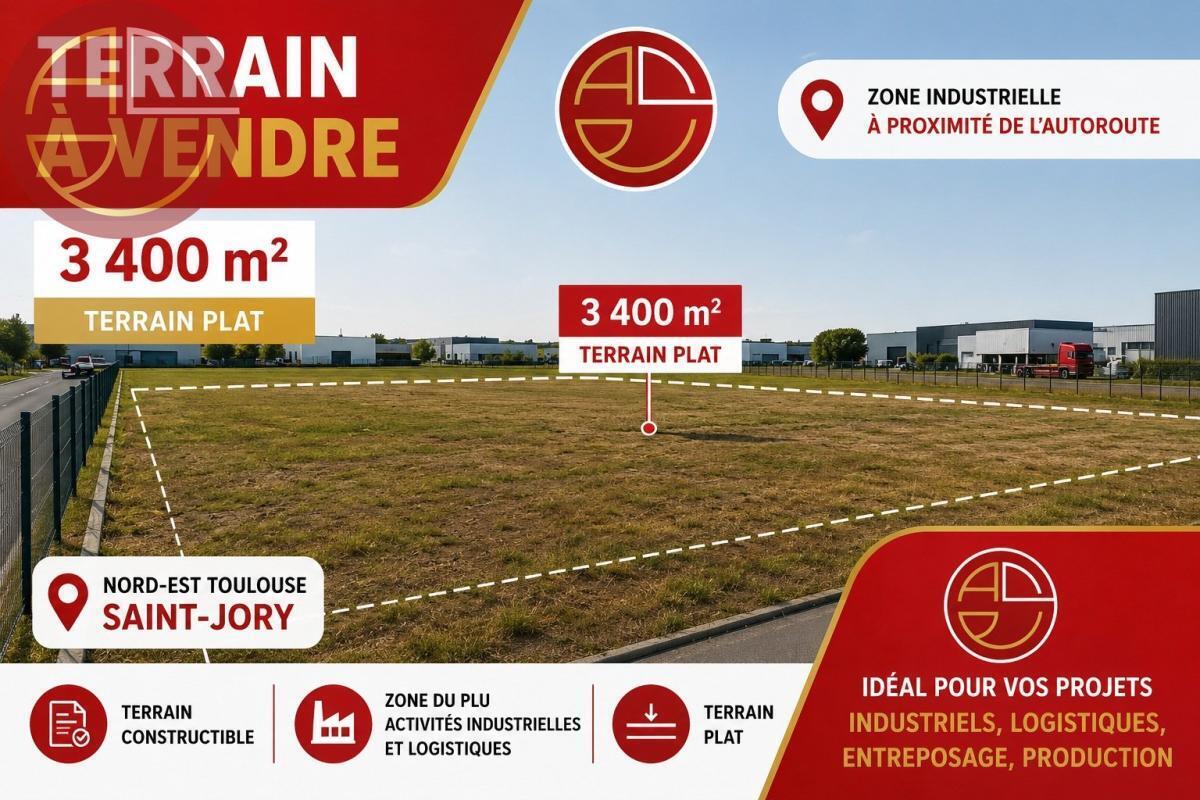 Land in Saint-Jory for sale Building Photo- Image 1 of 5