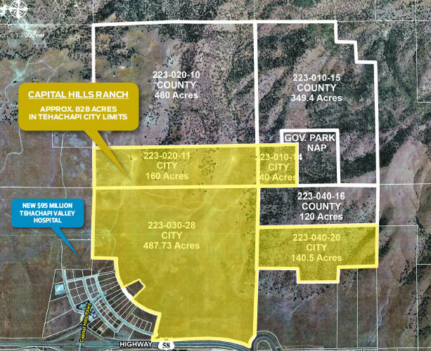 Capital Hills Pky, Tehachapi, CA for sale - Building Photo - Image 1 of 1