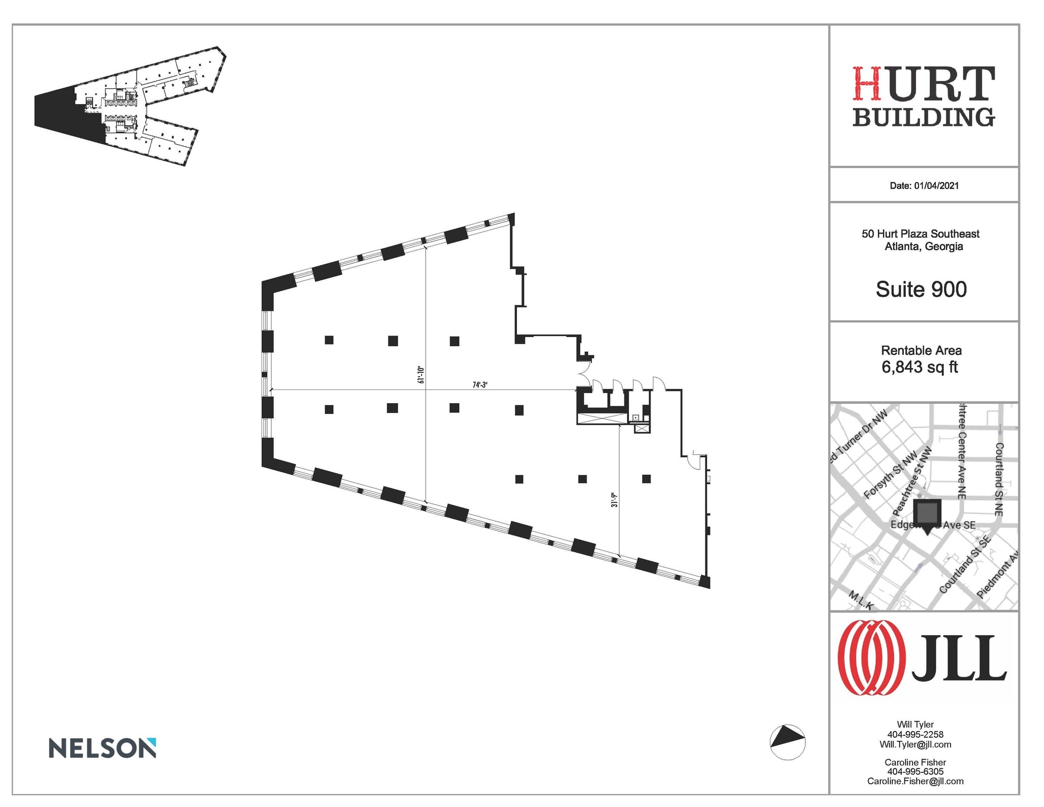 50 Hurt Plz SE, Atlanta, GA to rent Floor Plan- Image 1 of 1