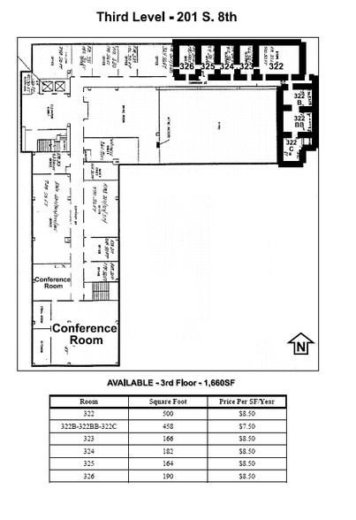 201 S 8th St, Saint Joseph, MO for rent - Floor Plan - Image 2 of 4