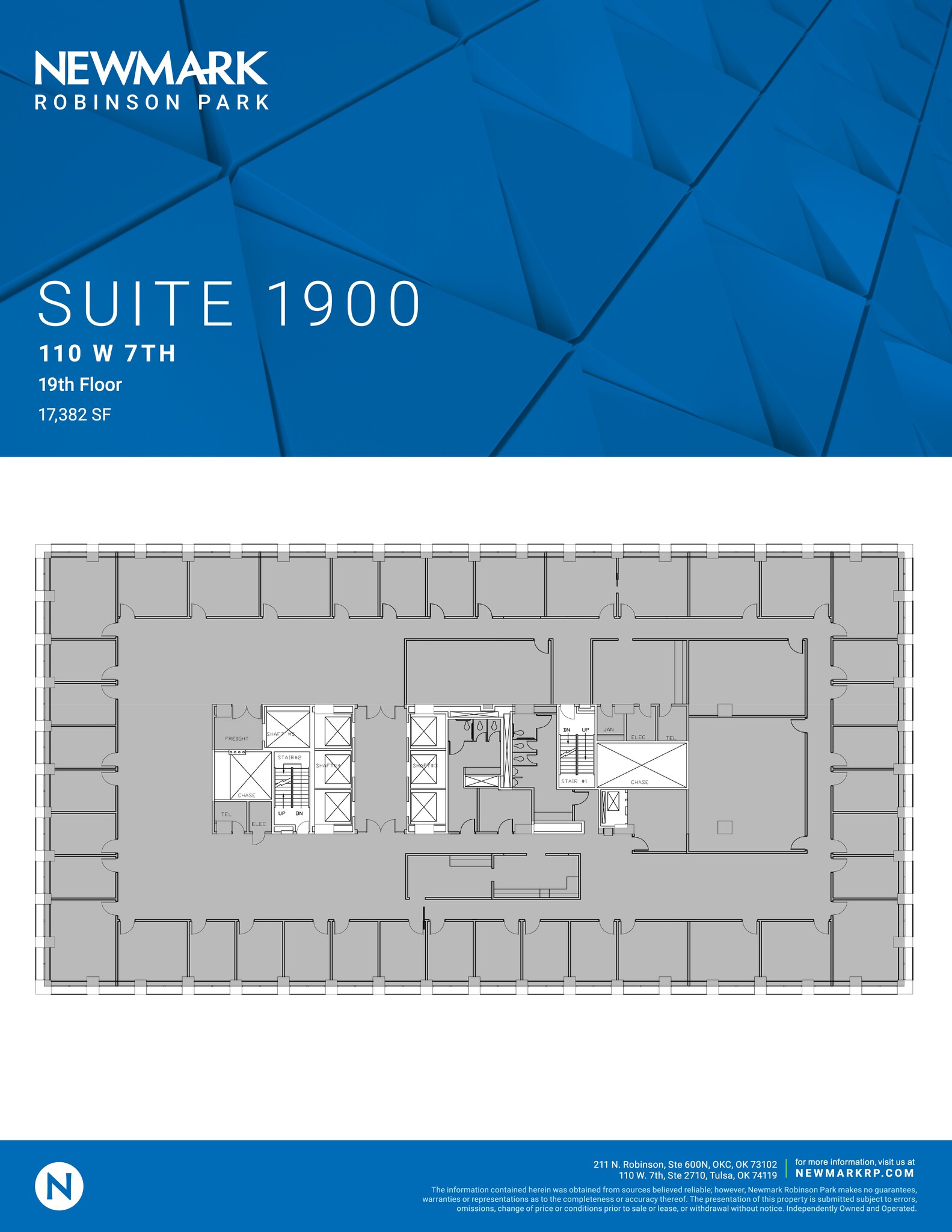110 W 7th St S, Tulsa, OK to rent Site Plan- Image 1 of 1