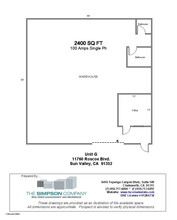 11750-11754 Roscoe Blvd, Sun Valley, CA for rent Floor Plan- Image 1 of 1