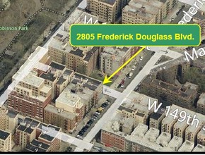 2805 Frederick Douglass Blvd, New York, NY - aerial  map view