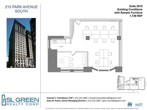 215 Park Ave S, New York, NY for rent Floor Plan- Image 1 of 1