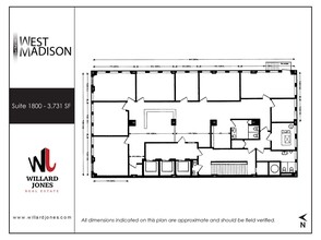 123 W Madison St, Chicago, IL for rent Floor Plan- Image 1 of 1