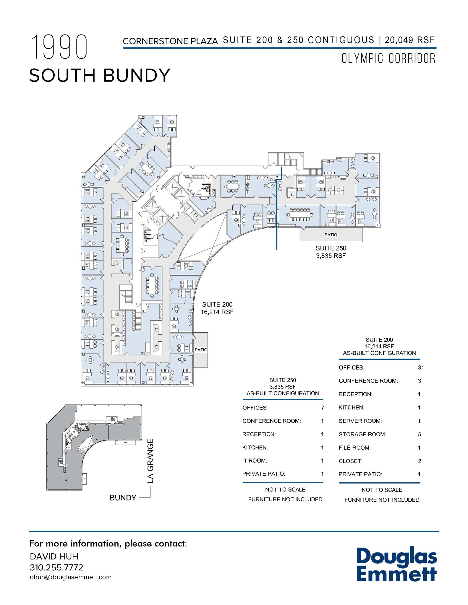 1990 S Bundy Dr, Los Angeles, CA to rent Floor Plan- Image 1 of 12