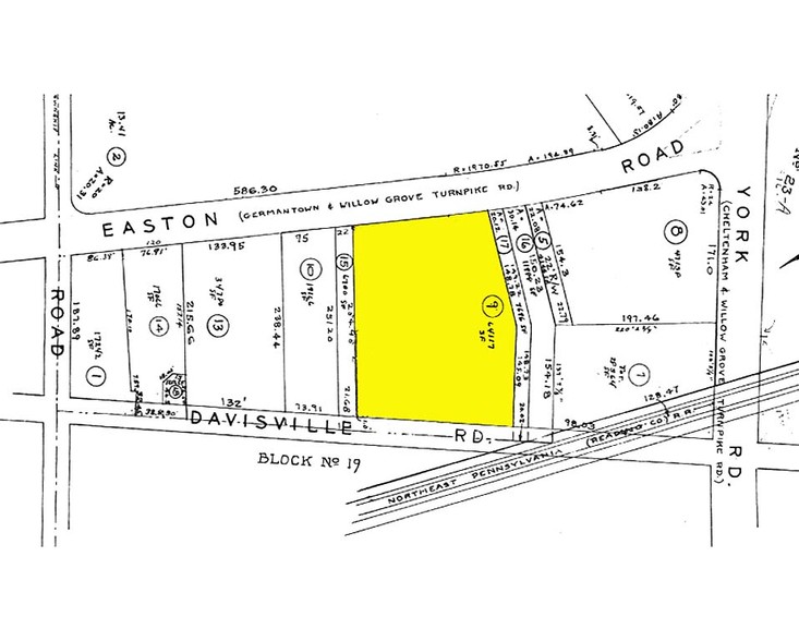 31-49 Easton Rd, Willow Grove, PA for rent - Plat Map - Image 2 of 10