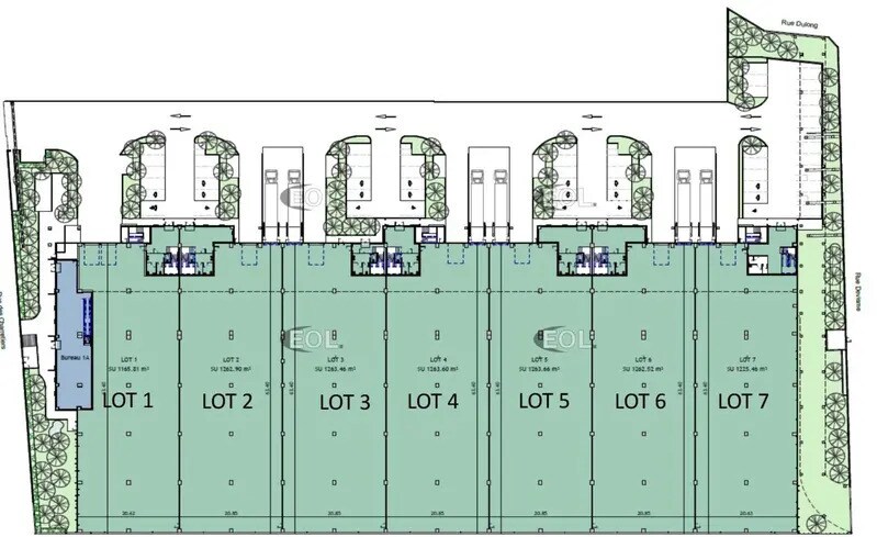 Light Industrial in Argenteuil to rent - Site Plan - Image 2 of 6