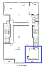 252 W 38th St, New York, NY for rent Floor Plan- Image 2 of 2