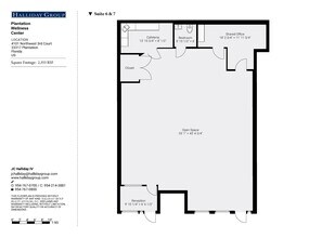 4101 NW 3rd Ct, Plantation, FL for rent Floor Plan- Image 1 of 1