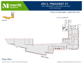 729 E Pratt St, Baltimore, MD for rent Floor Plan- Image 1 of 1