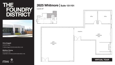 2625 Whitmore St, Fort Worth, TX for rent Floor Plan- Image 1 of 5